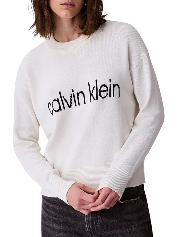 Calvin Klein Jeans Maglia Donna Mod. LVO47C311G YAS Panna