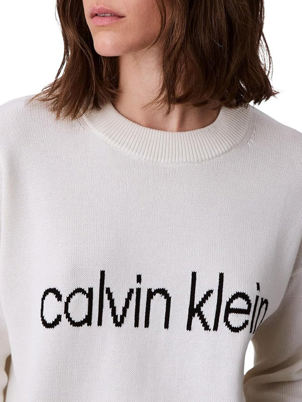 Calvin Klein Jeans Maglia Donna Mod. LVO47C311G YAS Panna