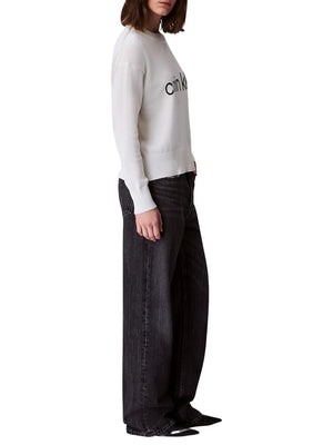 Calvin Klein Jeans Maglia Donna Mod. LVO47C311G YAS Panna