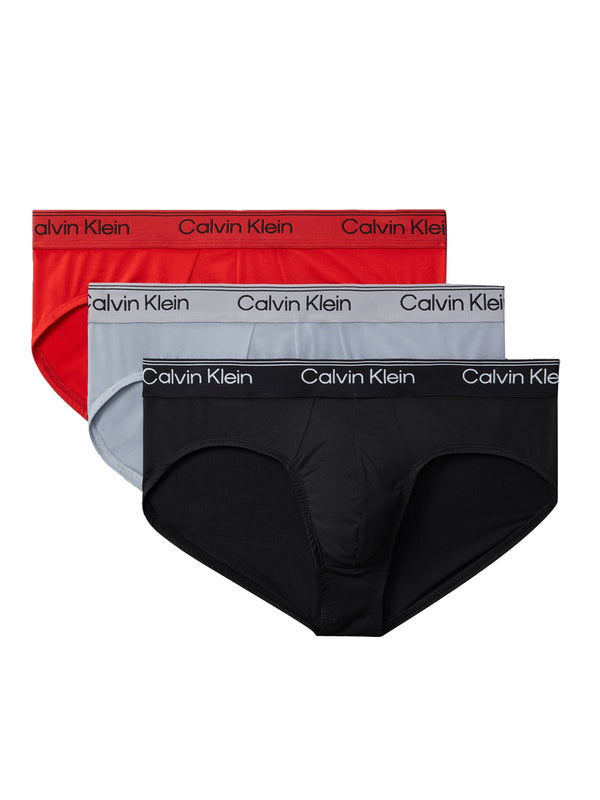 Calvin Klein Slip Uomo Mod. LV00NB4408 3PACK 0AJ Multicolor