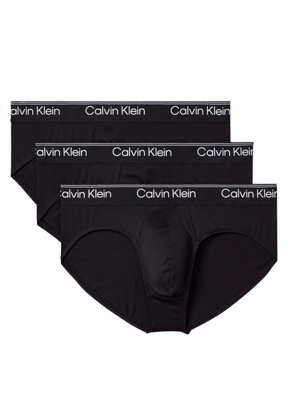 Calvin Klein Slip Uomo Mod. LV00NB4408 3PACK UB1 Nero