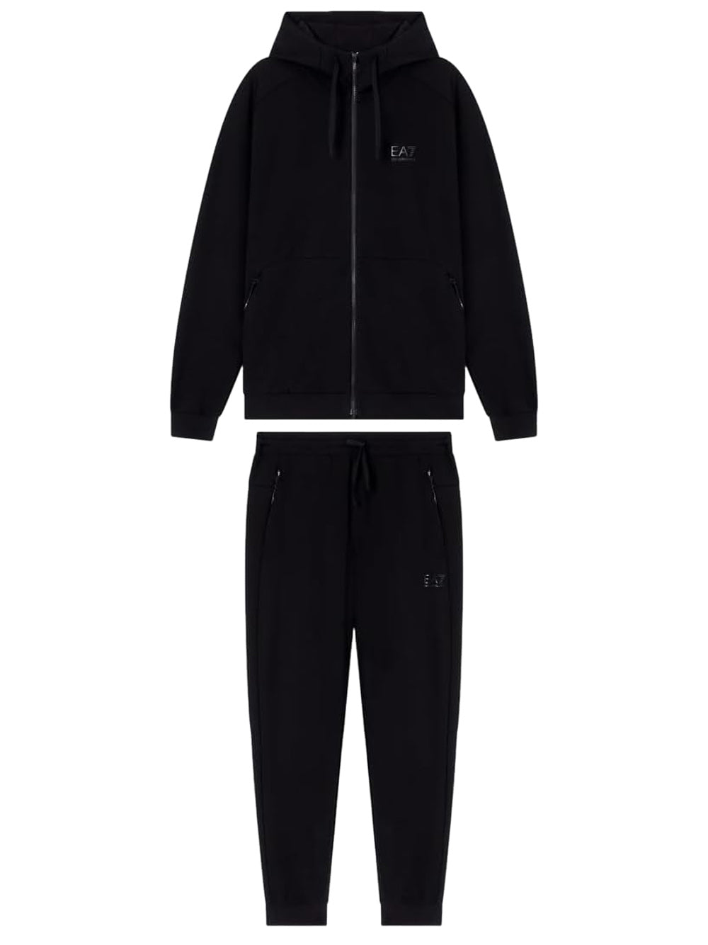 Ea7 Emporio Armani Tuta Uomo Mod. 7M000665 AF12501 UC001 Nero