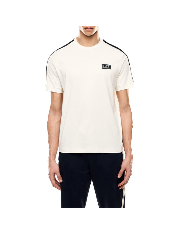Ea7 Emporio Armani T-shirt Uomo Mod. 7M000956 AF10375 U1105 Panna