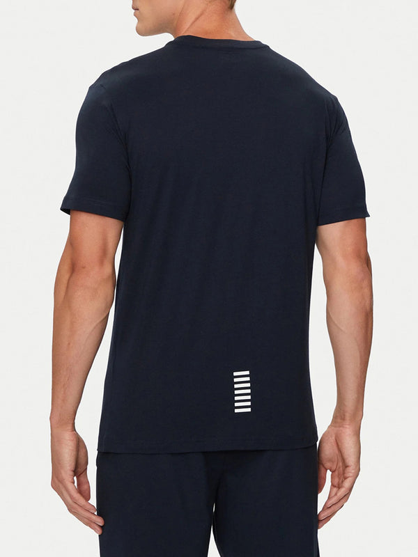 Ea7 Emporio Armani T-shirt Uomo Mod. 8NPT25 PJVPZ 1562 Blu