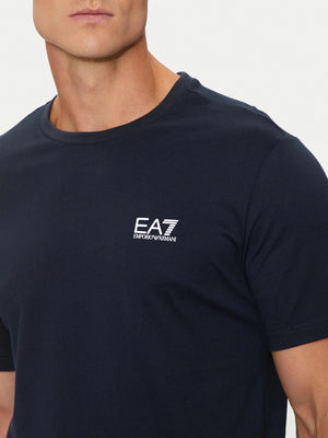 Ea7 Emporio Armani T-shirt Uomo Mod. 8NPT25 PJVPZ 1562 Blu