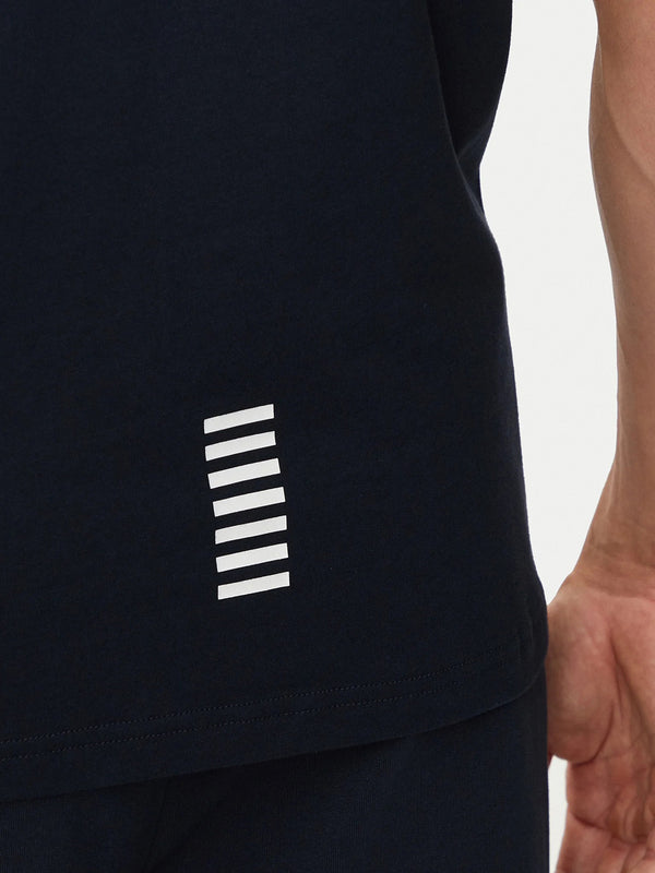 Ea7 Emporio Armani T-shirt Uomo Mod. 8NPT25 PJVPZ 1562 Blu