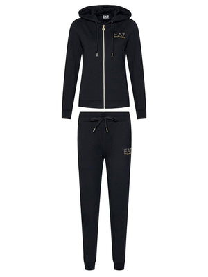 Ea7 Emporio Armani Tuta Donna Mod. 8NTV51 TJ9RZ 1200 Nero