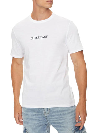 GUESS JEANS T-shirt Uomo Mod. M4YI52 K8HM0 G011 Bianco