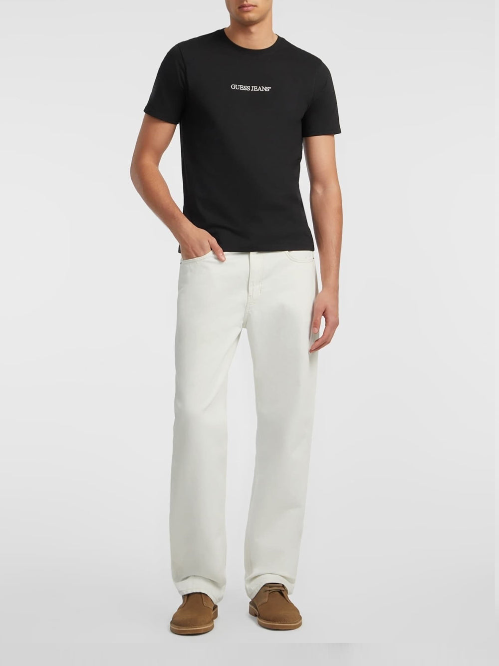 GUESS JEANS T-shirt Uomo Mod. M4YI52 K8HM0 JBLK Black