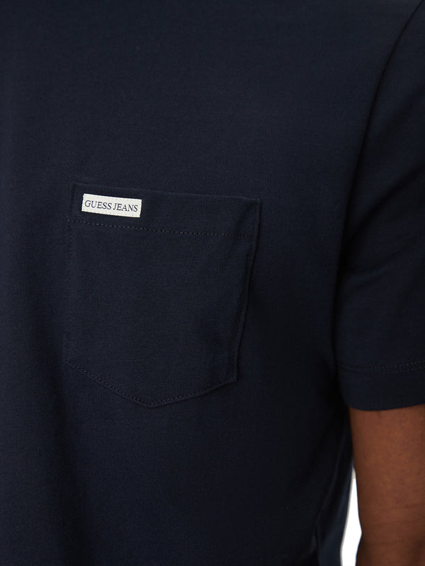 GUESS JEANS T-shirt Uomo Mod. M5RI74 K8FQ4 A71W Blu