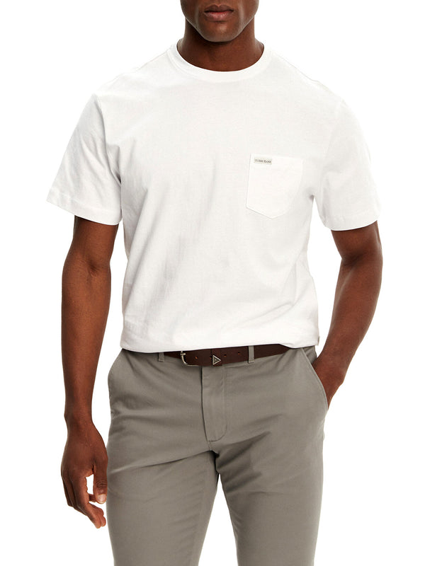 GUESS JEANS T-shirt Uomo Mod. M5RI74 K8FQ4 G011 Bianco
