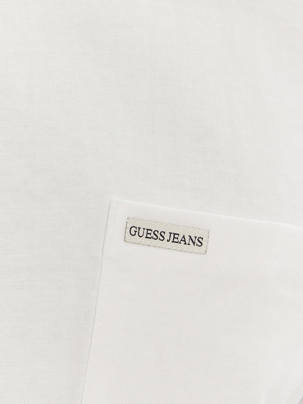 GUESS JEANS T-shirt Uomo Mod. M5RI74 K8FQ4 G011 Bianco