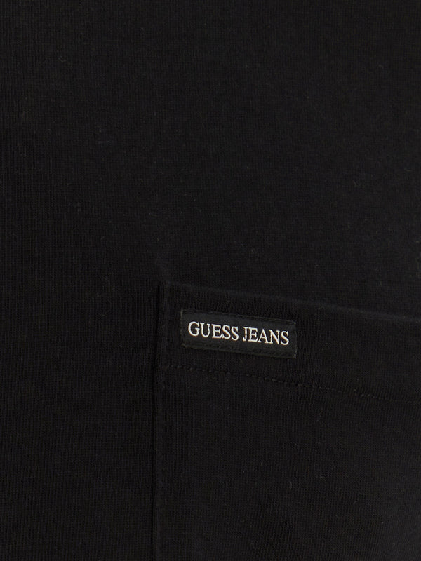 GUESS JEANS T-shirt Uomo Mod. M5RI74 K8FQ4 JBLK Nero
