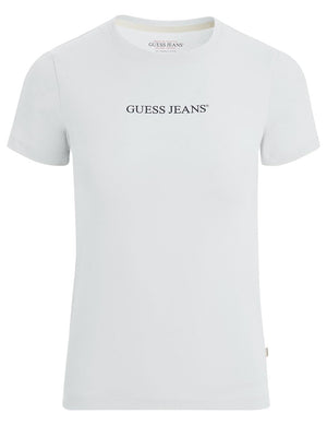 GUESS JEANS T-shirt Donna Mod. W4YI01 J1314 G011 Bianco
