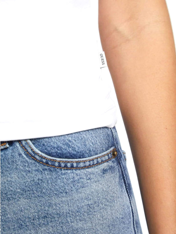 GUESS JEANS T-shirt Donna Mod. W4YI01 J1314 G011 Bianco
