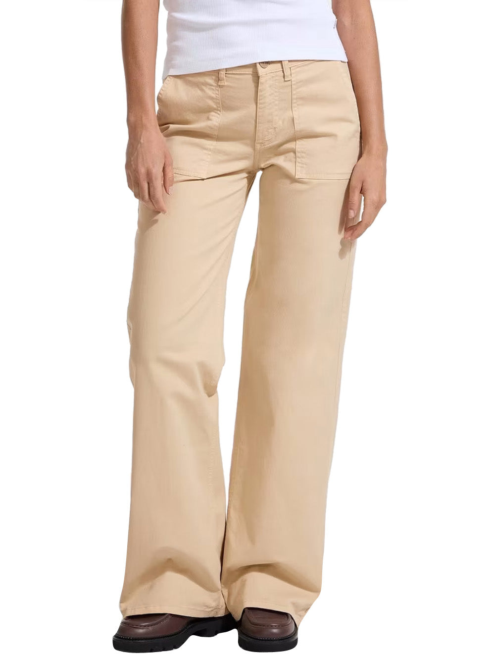 Guess Pantalone Donna Mod. W5GB40 WGB51 A117 Beige