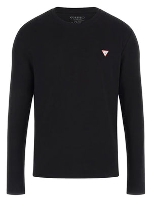 Guess T-shitr manica lunga Uomo Mod. M2YI28 J1314 JBLK Nero