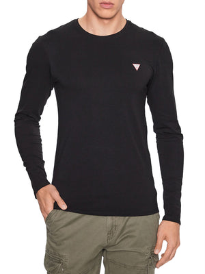 Guess T-shitr manica lunga Uomo Mod. M2YI28 J1314 JBLK Nero