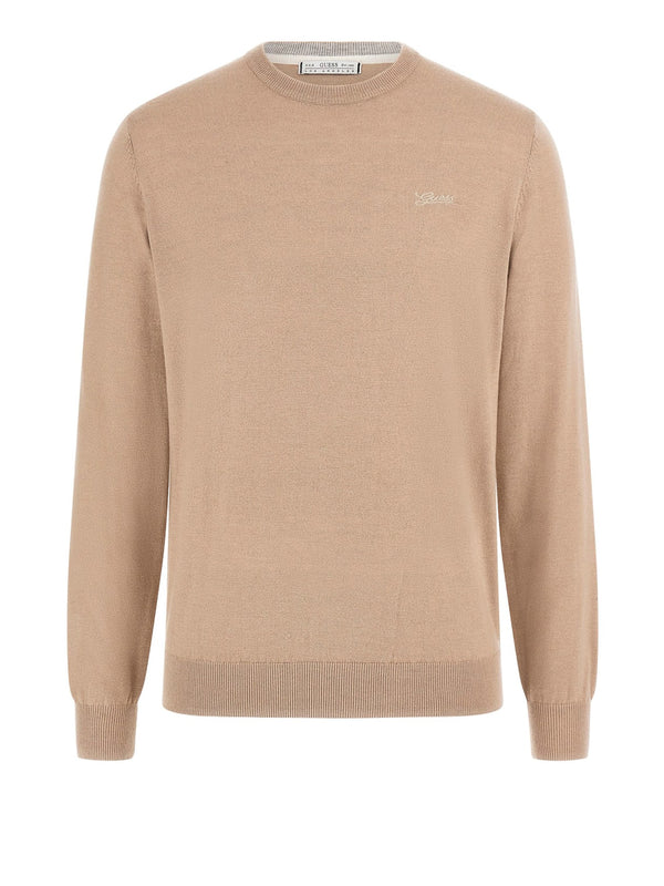 Guess Maglione Girocollo Uomo Mod. M5YR26 Z0122 G1CA Beige