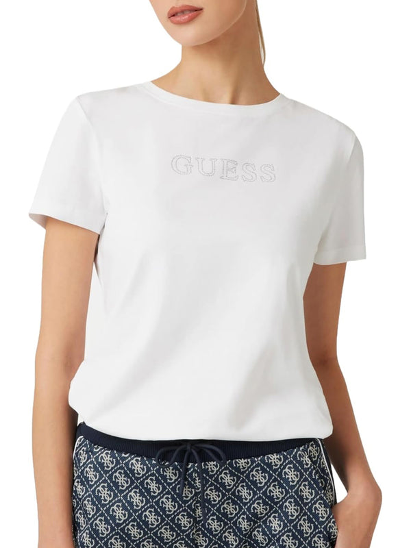 Guess T-shirt Donna Mod. V3BI11 J1314 G011 Panna