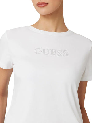Guess T-shirt Donna Mod. V3BI11 J1314 G011 Panna