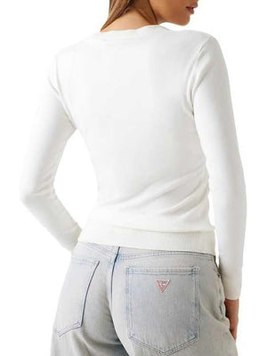 Guess Maglia Donna Mod. W5BR40 Z2NQ2 G012 Panna