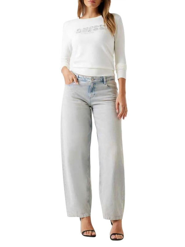 Guess Maglia Donna Mod. W5BR40 Z2NQ2 G012 Panna