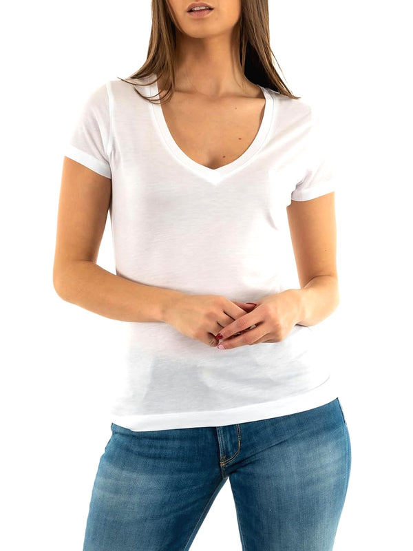 Guess T-shirt Donna Mod. W5GP31 KCSX2 G011 Bianco
