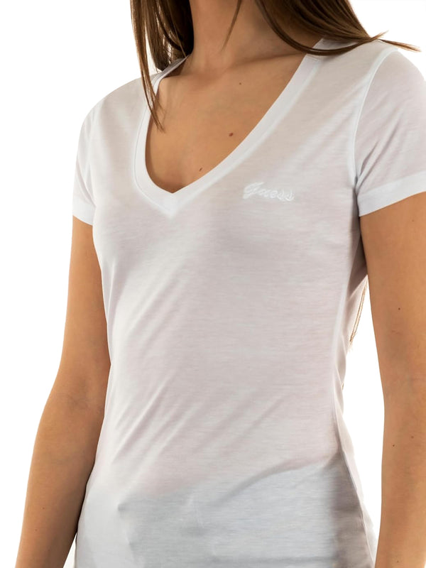 Guess T-shirt Donna Mod. W5GP31 KCSX2 G011 Bianco