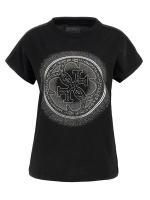 Guess T-shirt Donna Mod. W5YI14 I3Z14 JBLK Nero