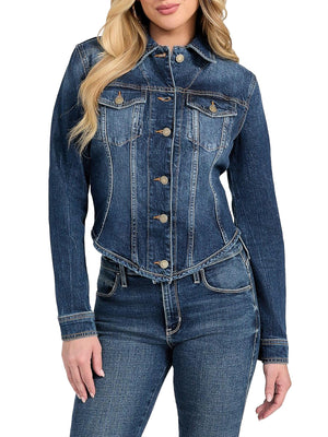 Guess Giubbotto corto Donna Mod. W5YN49 D5QP4 TGLG Denim