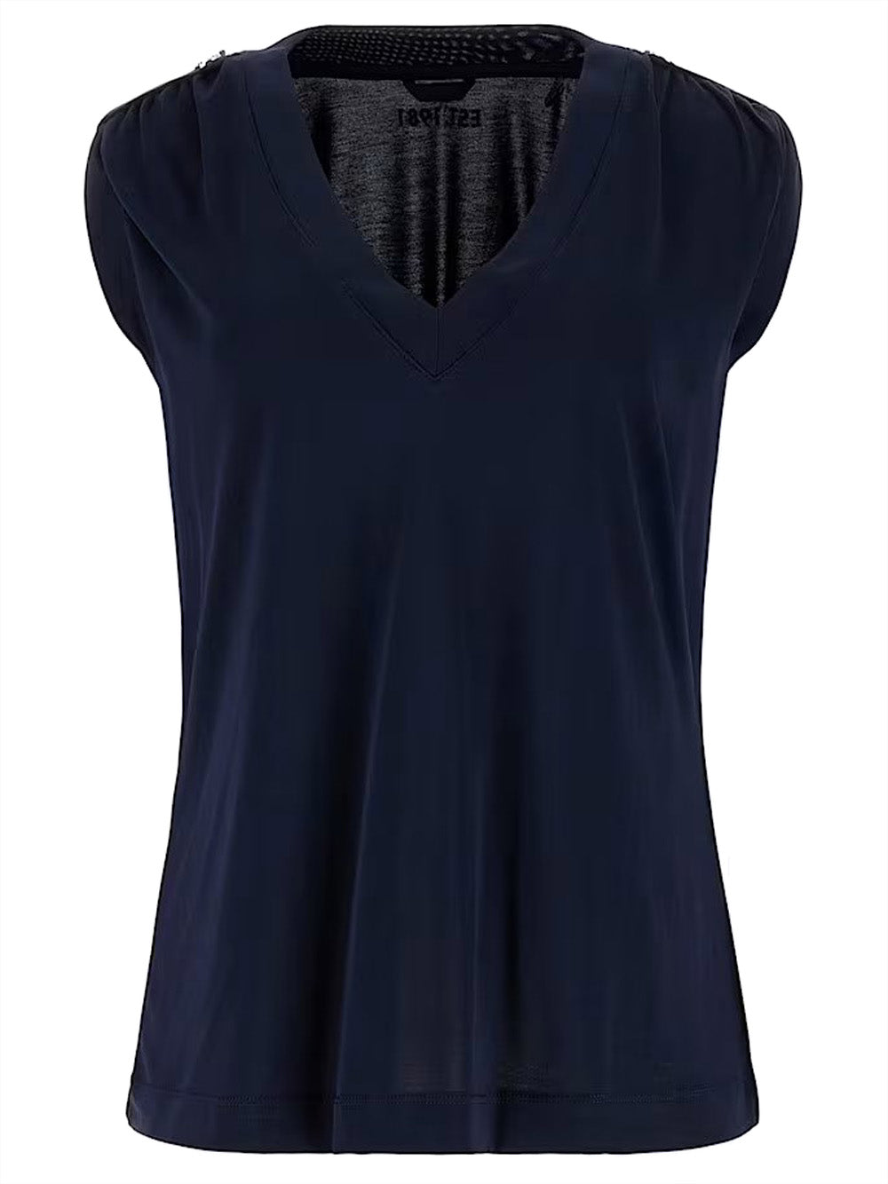 Guess T-shirt Donna Mod. W5YP52 KCYW2 G7V2 Blu