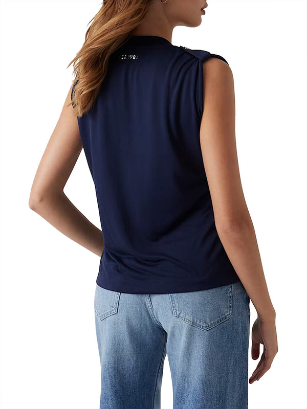 Guess T-shirt Donna Mod. W5YP52 KCYW2 G7V2 Blu