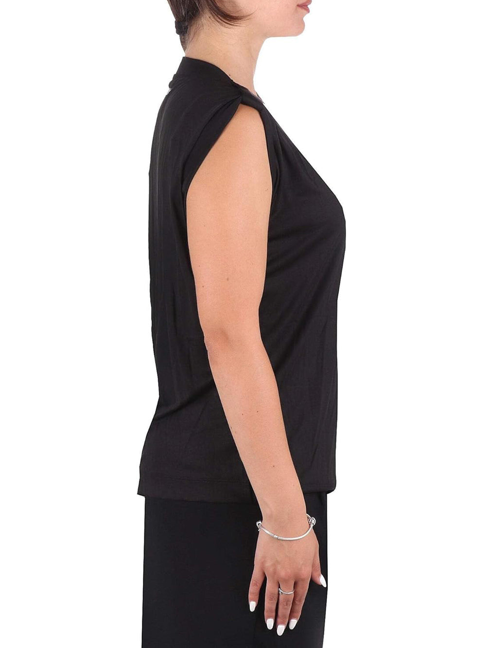 Guess T-shirt Donna Mod. W5YP52 KCYW2 JBLK Nero
