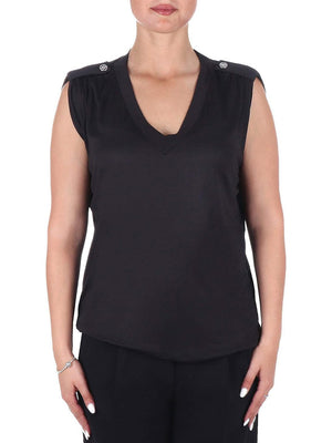 Guess T-shirt Donna Mod. W5YP52 KCYW2 JBLK Nero