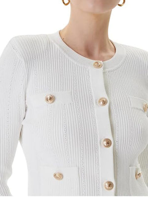 Guess Cardigan Donna Mod. W5YR09 Z0130 G012 Bianco