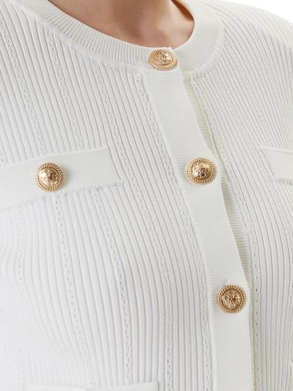 Guess Cardigan Donna Mod. W5YR09 Z0130 G012 Bianco