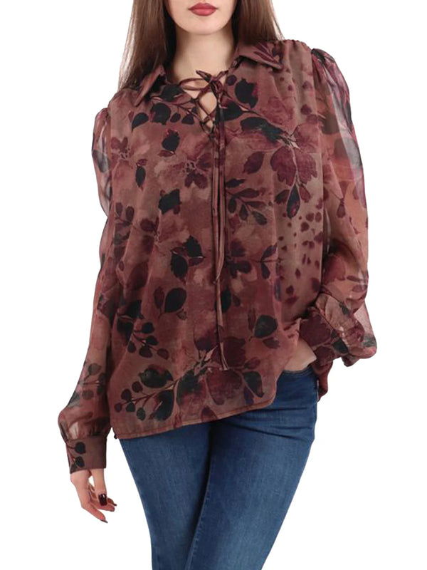 I AM Blusa Donna Mod. 24976 FIORE FANTASIA