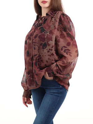 I AM Blusa Donna Mod. 24976 FIORE FANTASIA