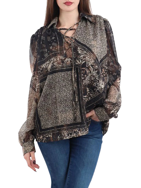 I AM Blusa Donna Mod. 24976 PAINSLEY FANTASIA