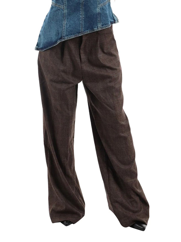 I AM Pantalone Donna Mod. 25146 GALLES MARRONE Marrone