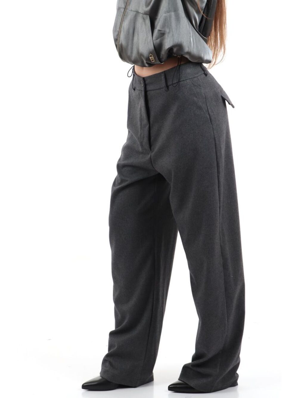 I AM Pantalone Donna Mod. 25855 GRIGIO Grigio