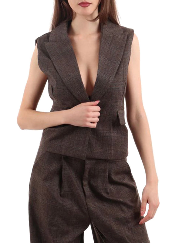 I AM Gilet Donna Mod. 25993 GALLES Marrone