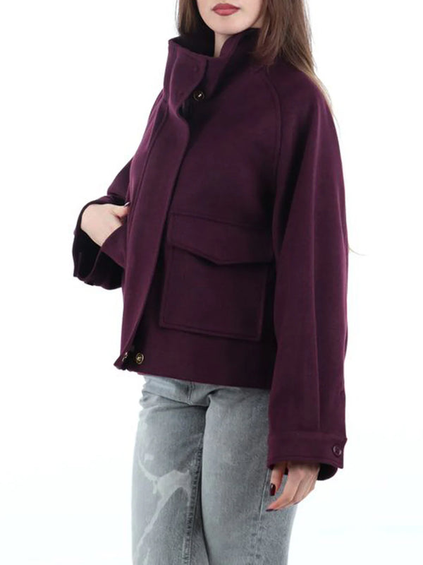 I AM Cappotto Donna Mod. 70312 T254 BORDO'466 BORDEAUX