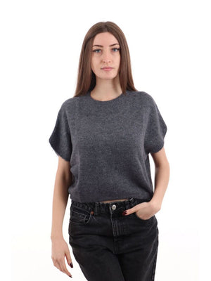 I AM Maglione Donna Mod. 7102 M/C GRIGIO Grigio