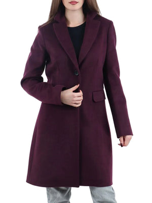 I AM Cappotto Donna Mod. 7630 T254 BORDO'466 Bordeau