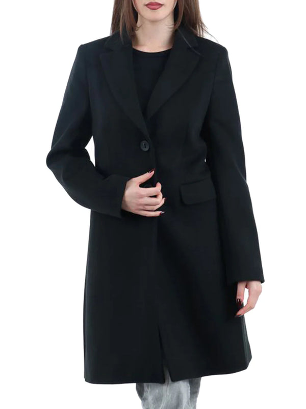 I AM Cappotto Donna Mod. 7630 T254 NERO Nero