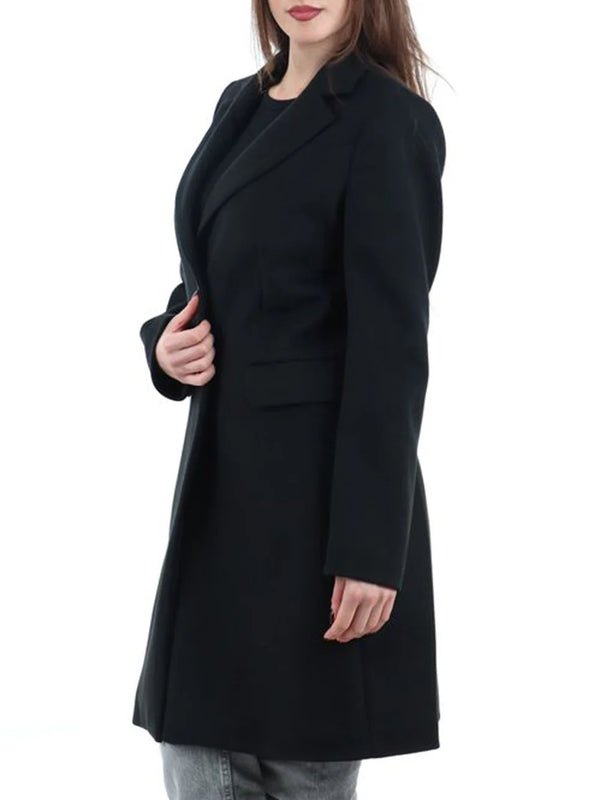 I AM Cappotto Donna Mod. 7630 T254 NERO Nero