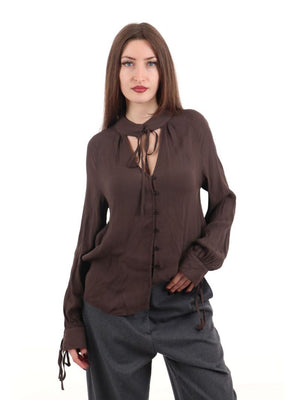 I AM Blusa Donna Mod. 9537 Moro