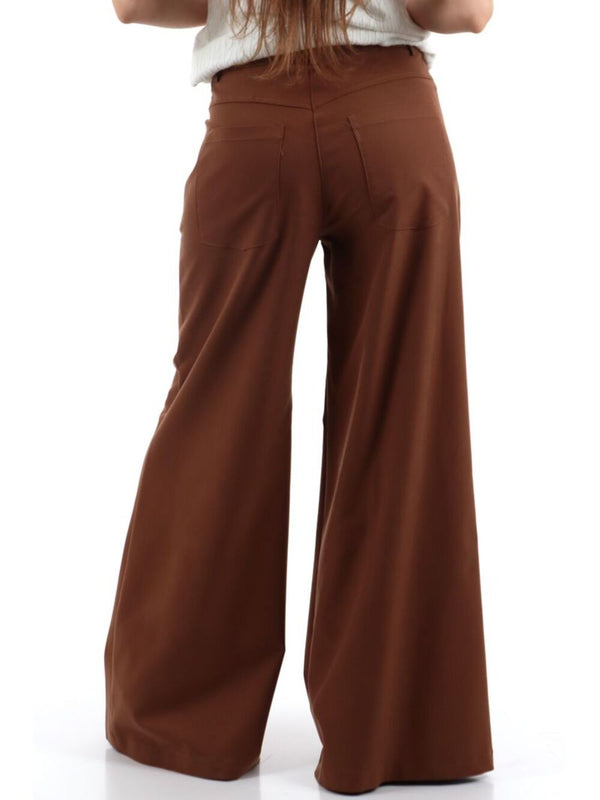 I AM Pantalone Donna Mod. AI25649 TABACCO Tabacco